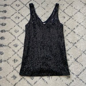J. Crew Sequins Tank Top